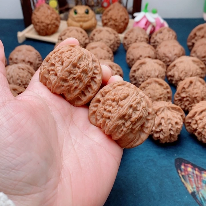 把件文玩核桃白狮子42