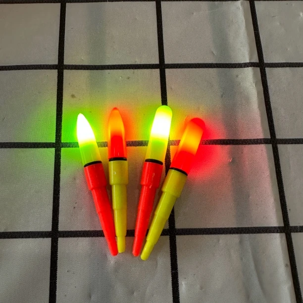 电子发光头夜光棒鱼漂醒目海钓夜钓鱼漂LED灯头鱼漂灯矶钓漂配件