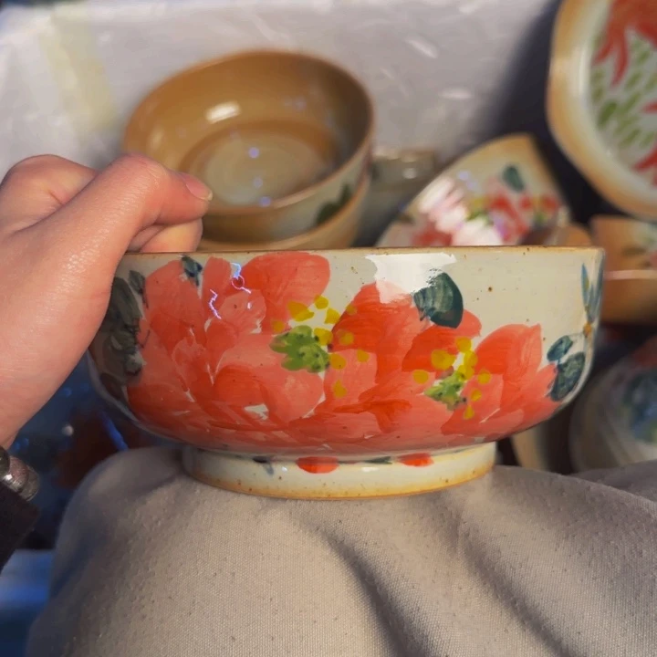 瓷片景德镇陶瓷手工手绘