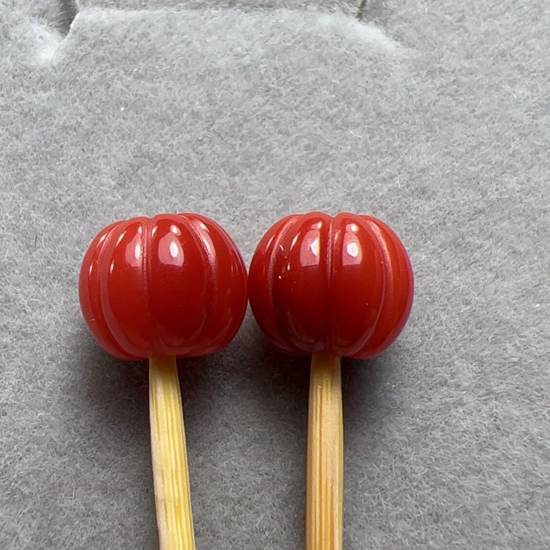 南红玛瑙珠子未镶嵌