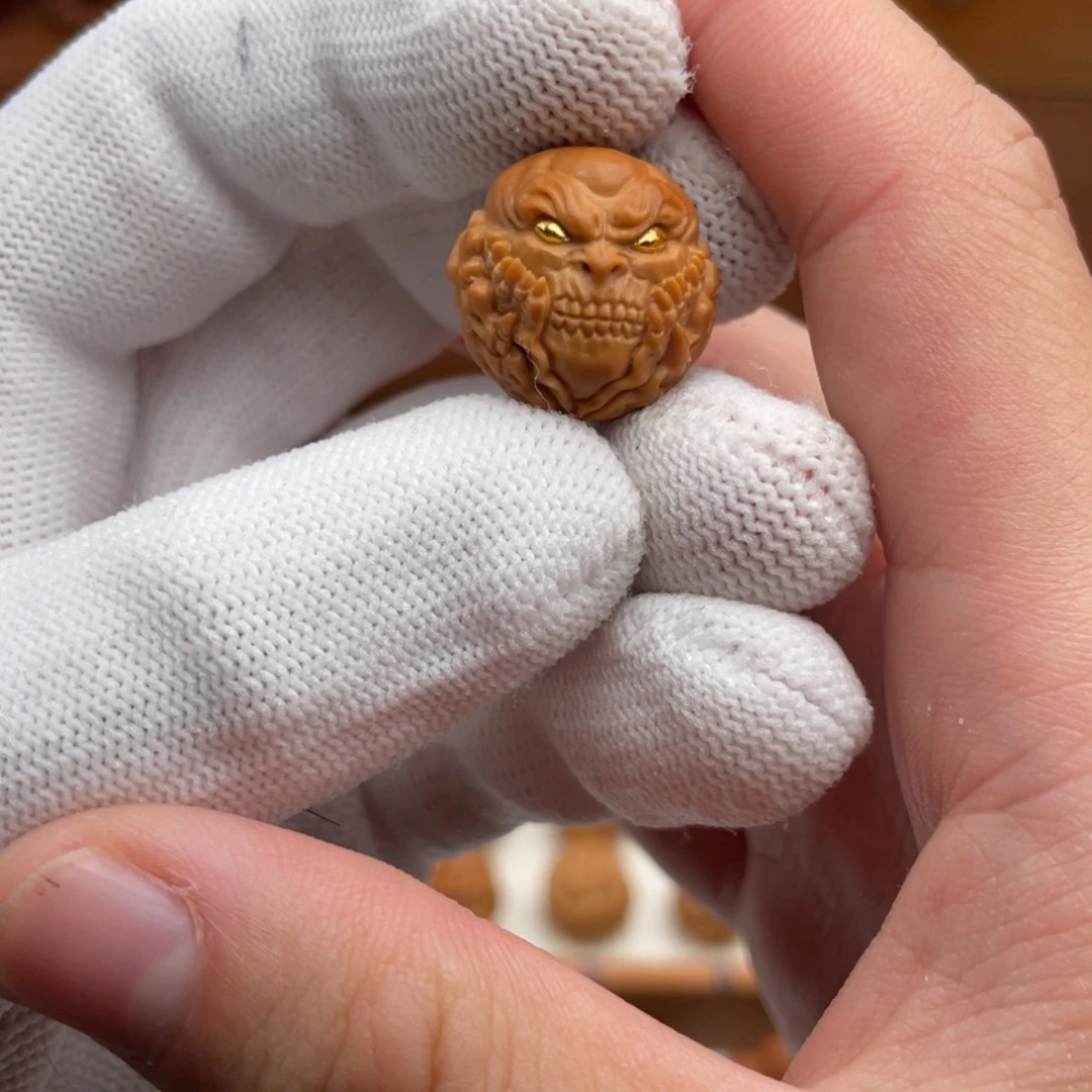 猴头核桃吊坠猴头核桃雕刻