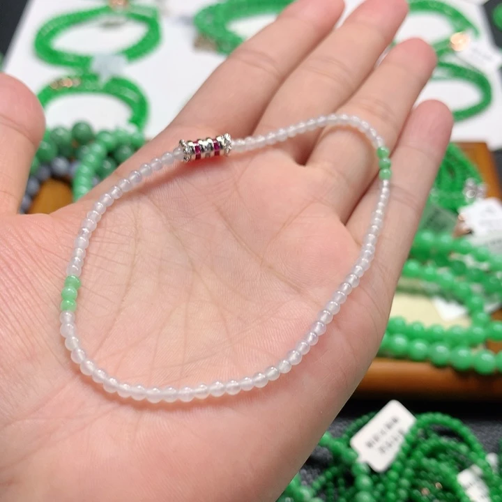 翡翠未镶嵌手链翡翠