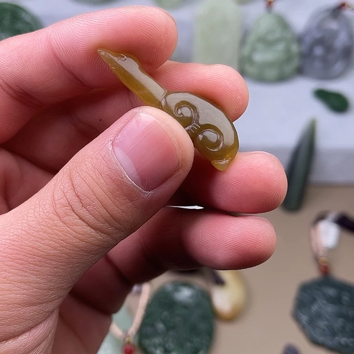 和田玉吊坠(不含链)未镶嵌