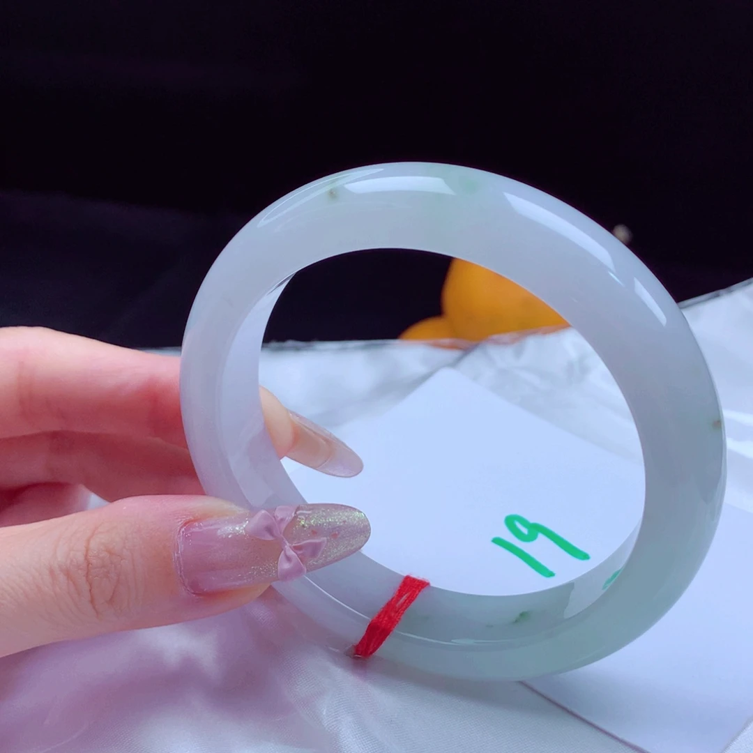 未镶嵌手镯翡翠天然缅甸翡翠A货手镯 19号