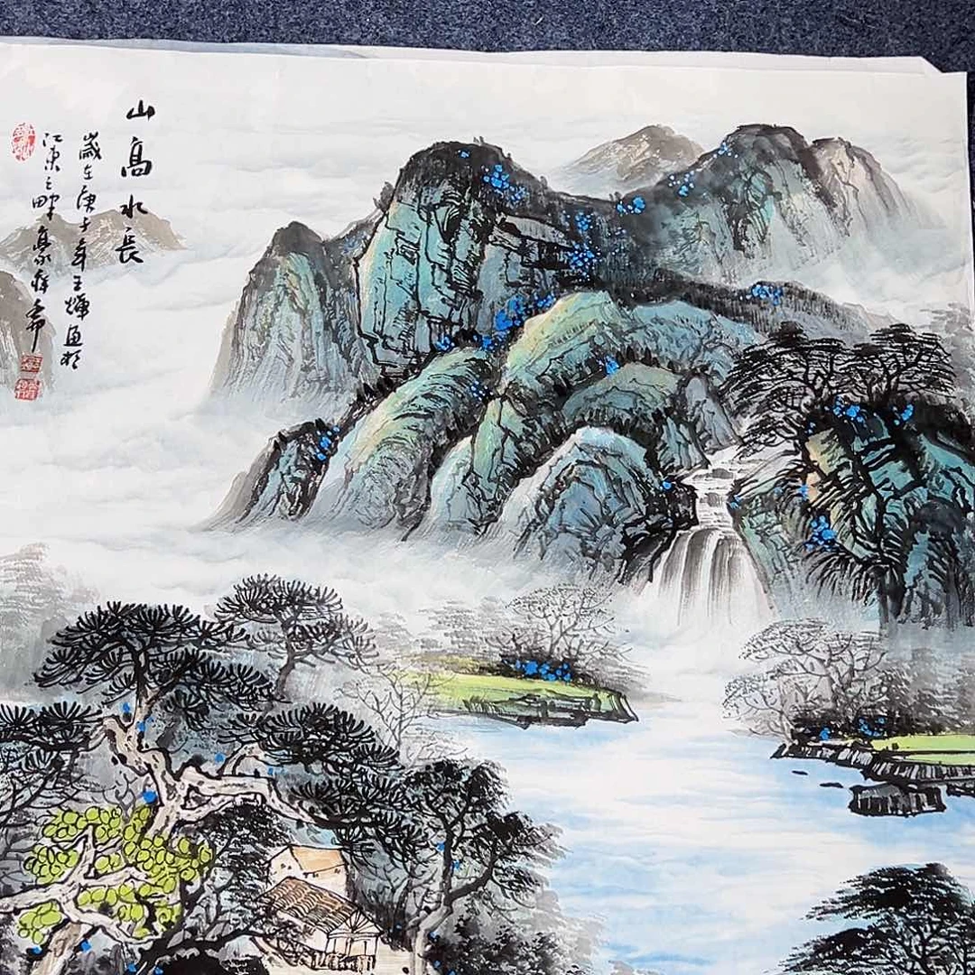 国画事事顺心如意万事如意万事