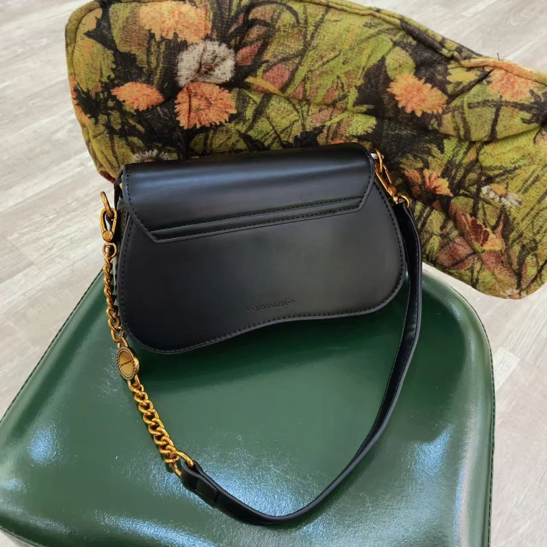 24090-1#黑色【尺寸：长-宽-高-】潮流气质休闲百搭时尚女士单肩包