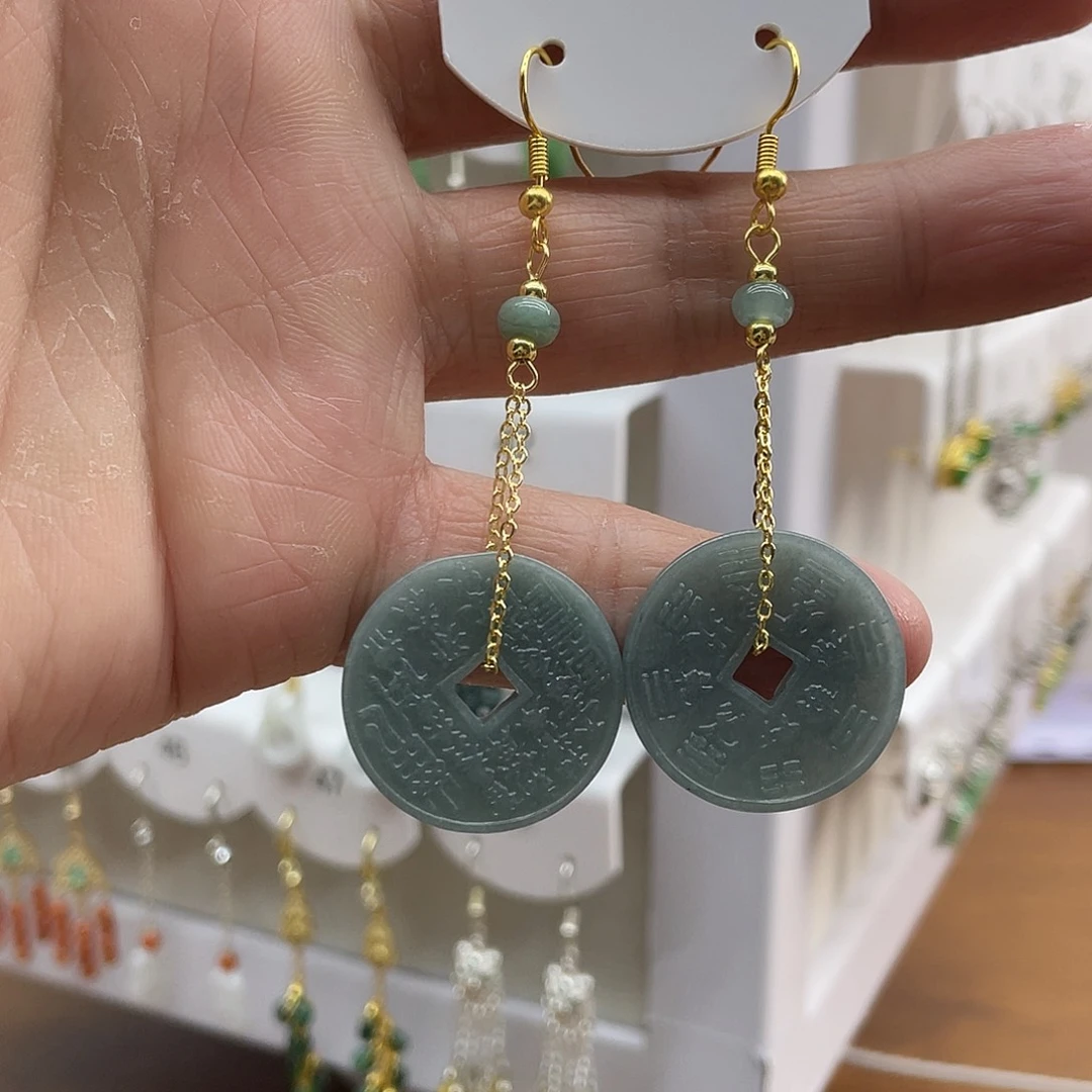 贝***具翡翠未镶嵌耳饰翡翠未镶嵌耳饰81