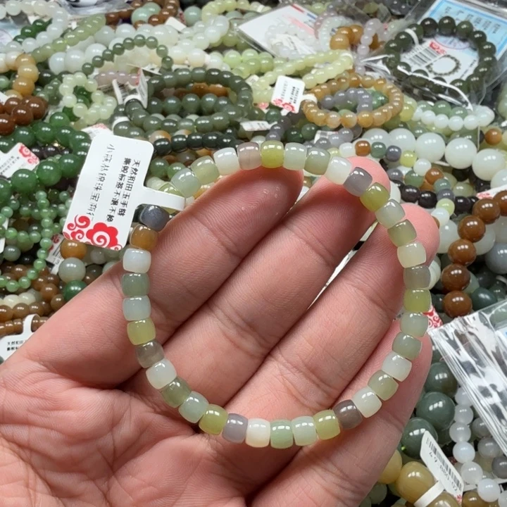 和田玉未镶嵌手链105