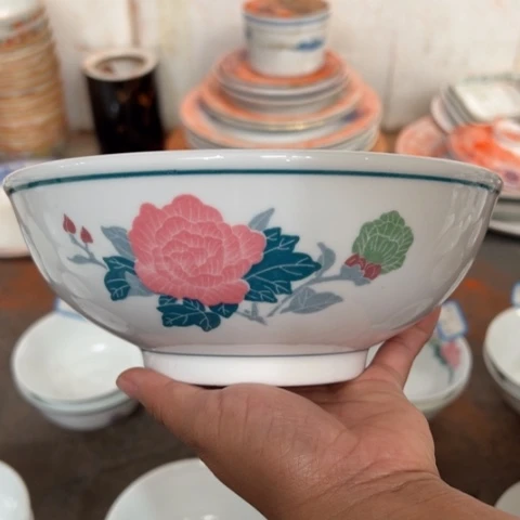 醴陵高温手群力19厘米汤碗