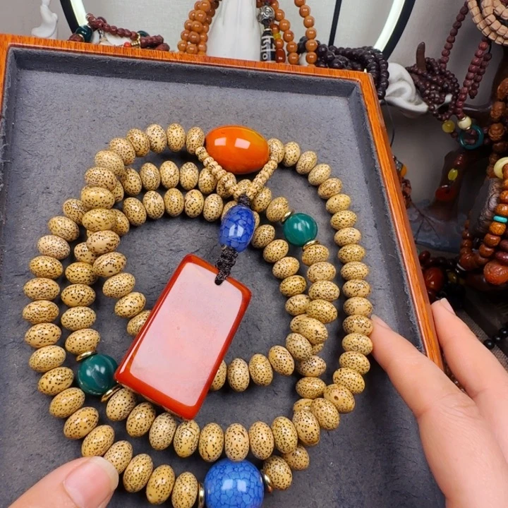 吊坠星月菩提脖挂