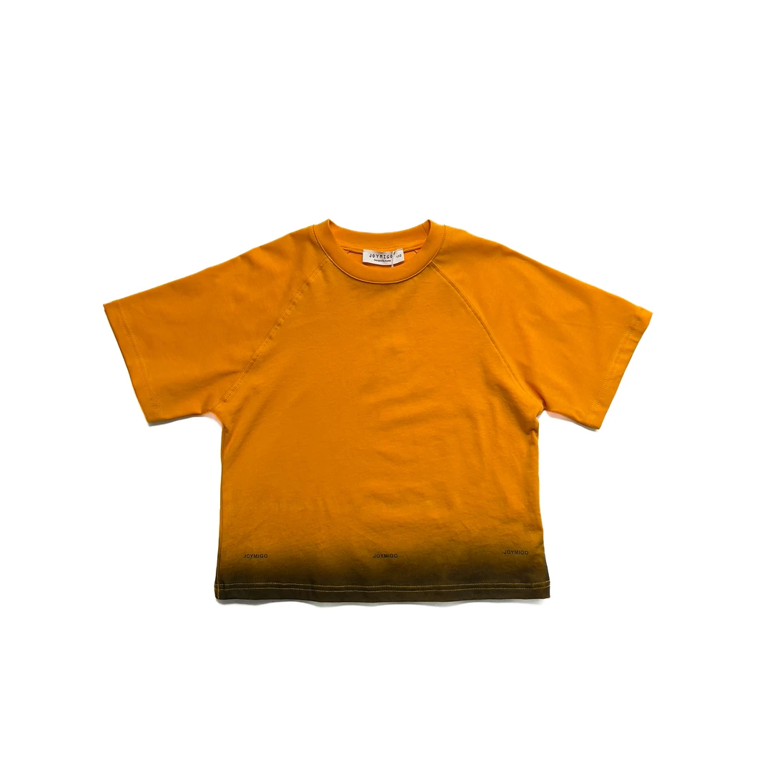 M 儿童休闲百搭圆领套头时尚T B002005