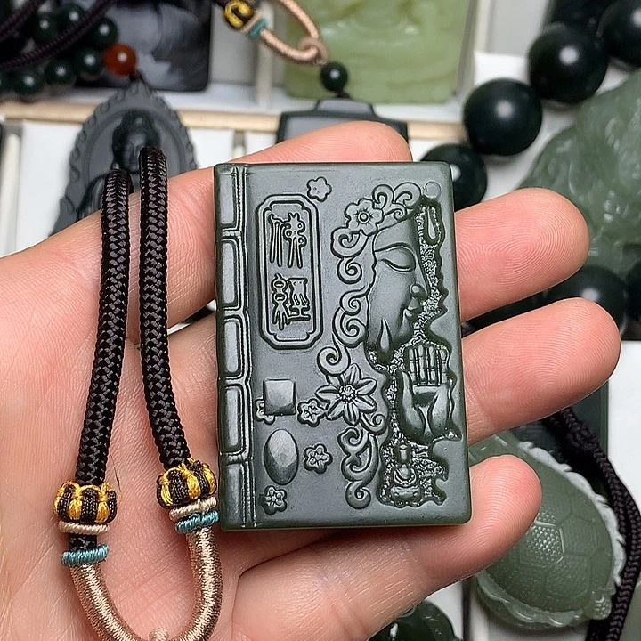 和田玉（青玉）未镶嵌颈饰