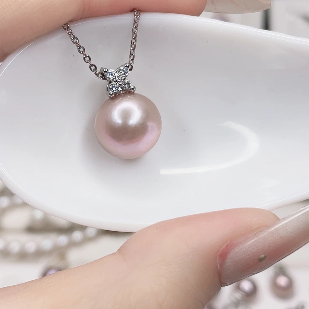 淡水珍珠吊坠(赠链)合金