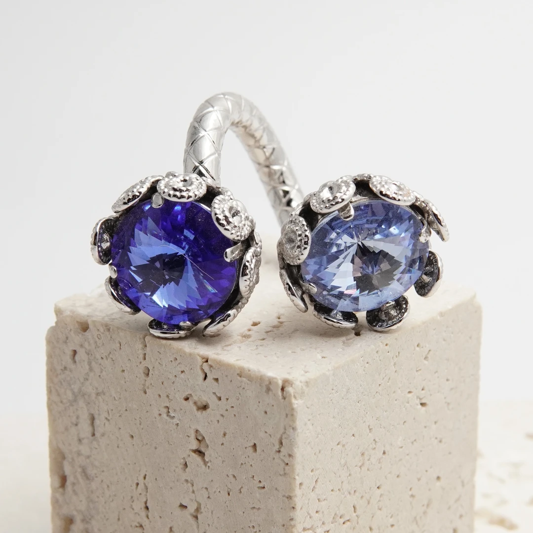 铜合金戒指 铜合金戒指 翡冷翠戒指 月亮家设计戒指YL52