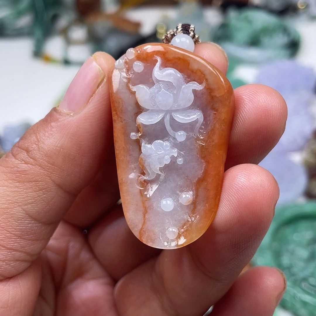 颈饰未镶嵌翡翠翡玉缘翡翠