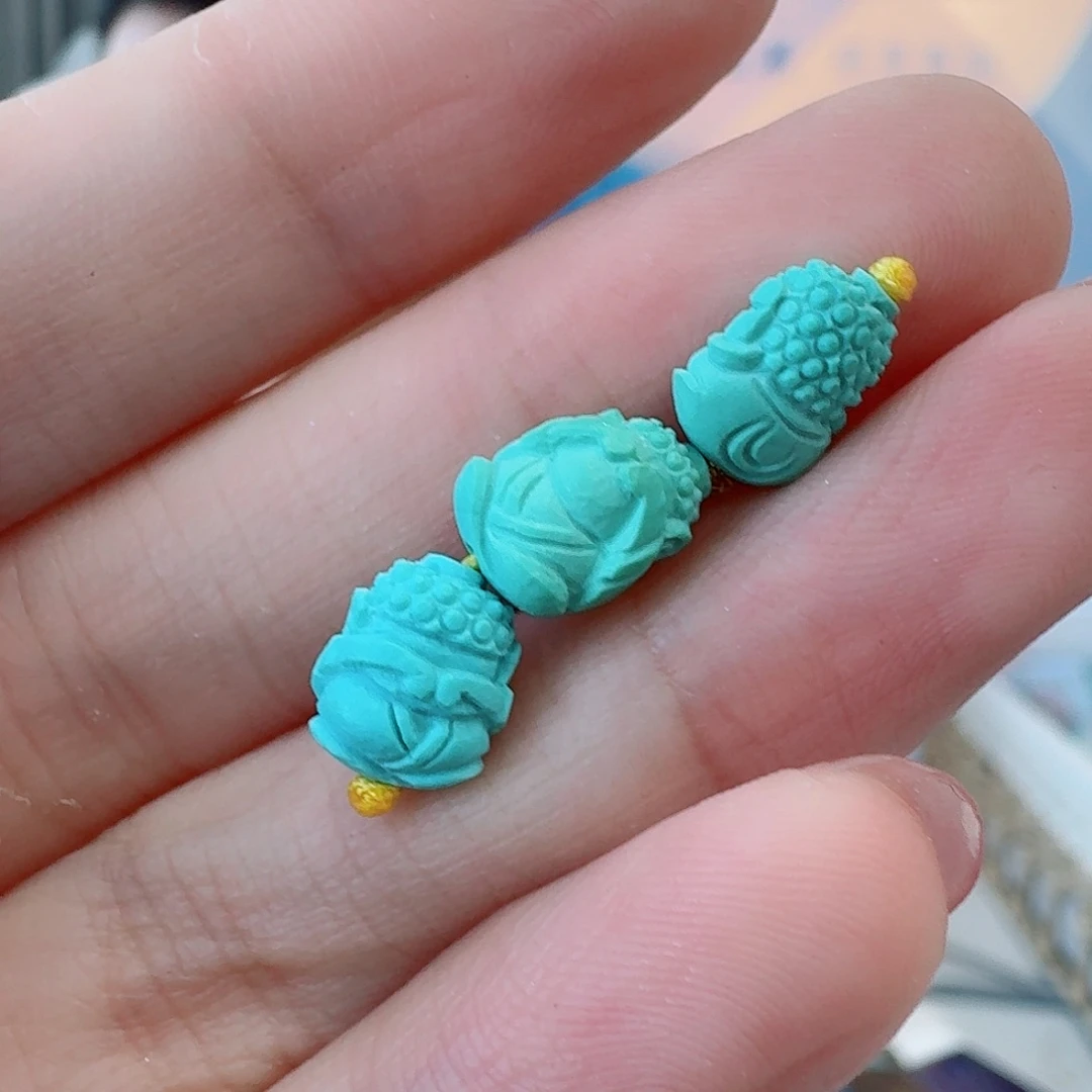 未镶嵌绿松石珠宝奇石