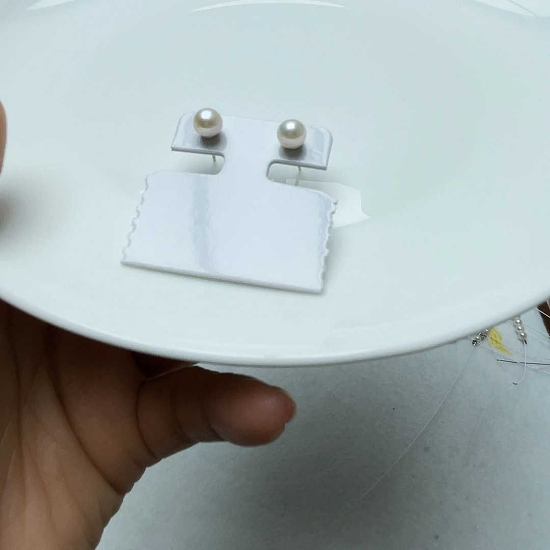 淡水珍珠银S925镶嵌项链