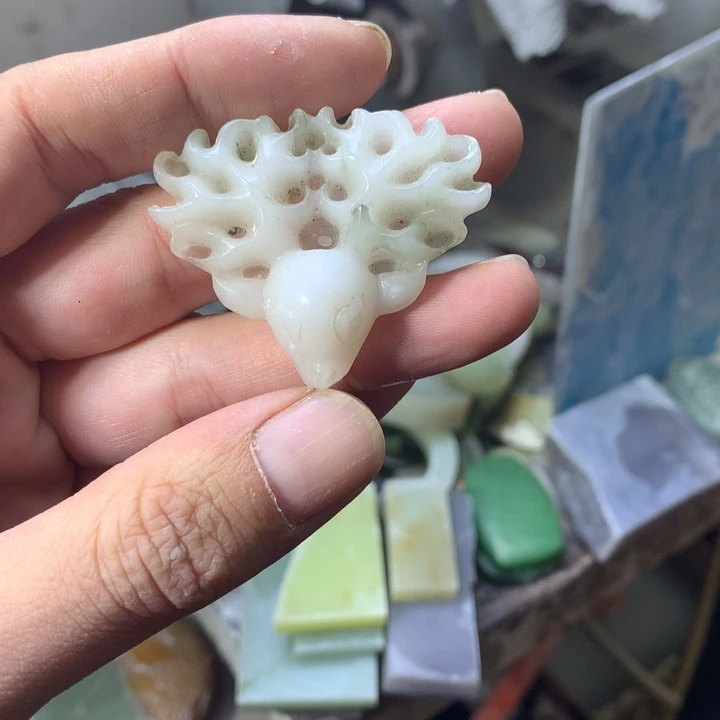 未镶嵌和田玉珠宝半成品