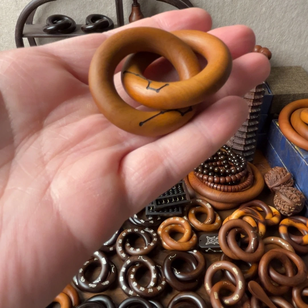 枣木老料乾坤圈六七星2.5