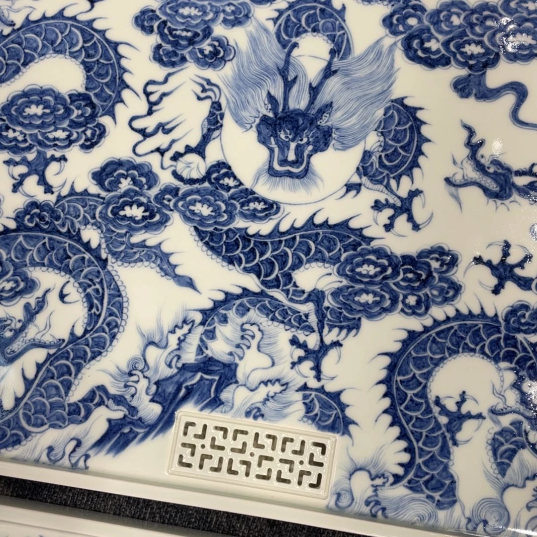 黑***景德镇陶瓷手工手绘