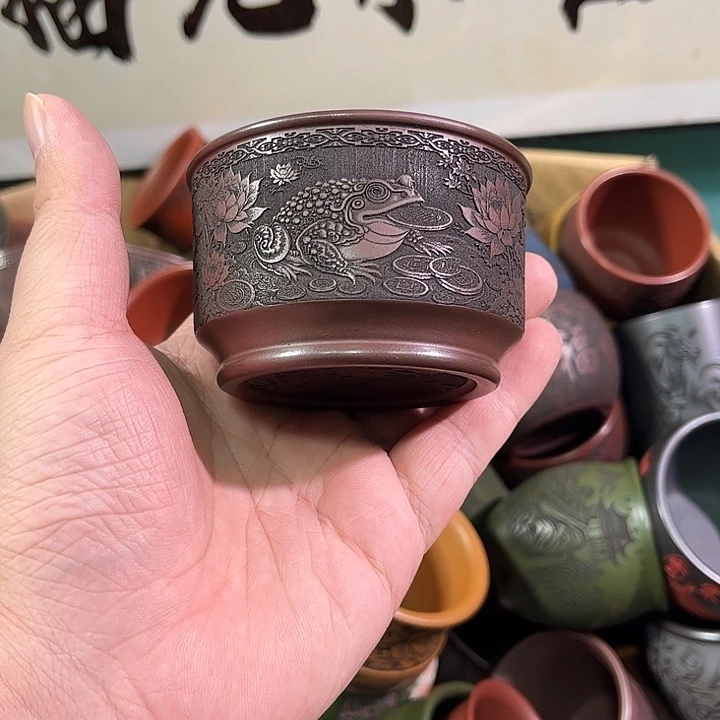 茶杯紫砂全手工紫砂主人杯