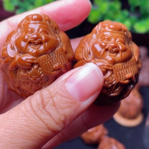 【闪购商品】手串/手链橄榄核35左右龙财神一对