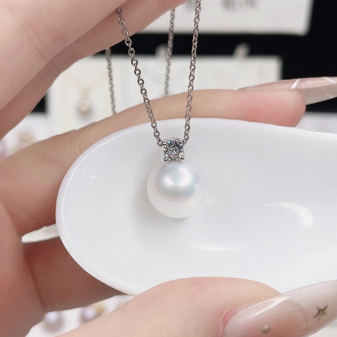 淡水珍珠吊坠(赠链)合金