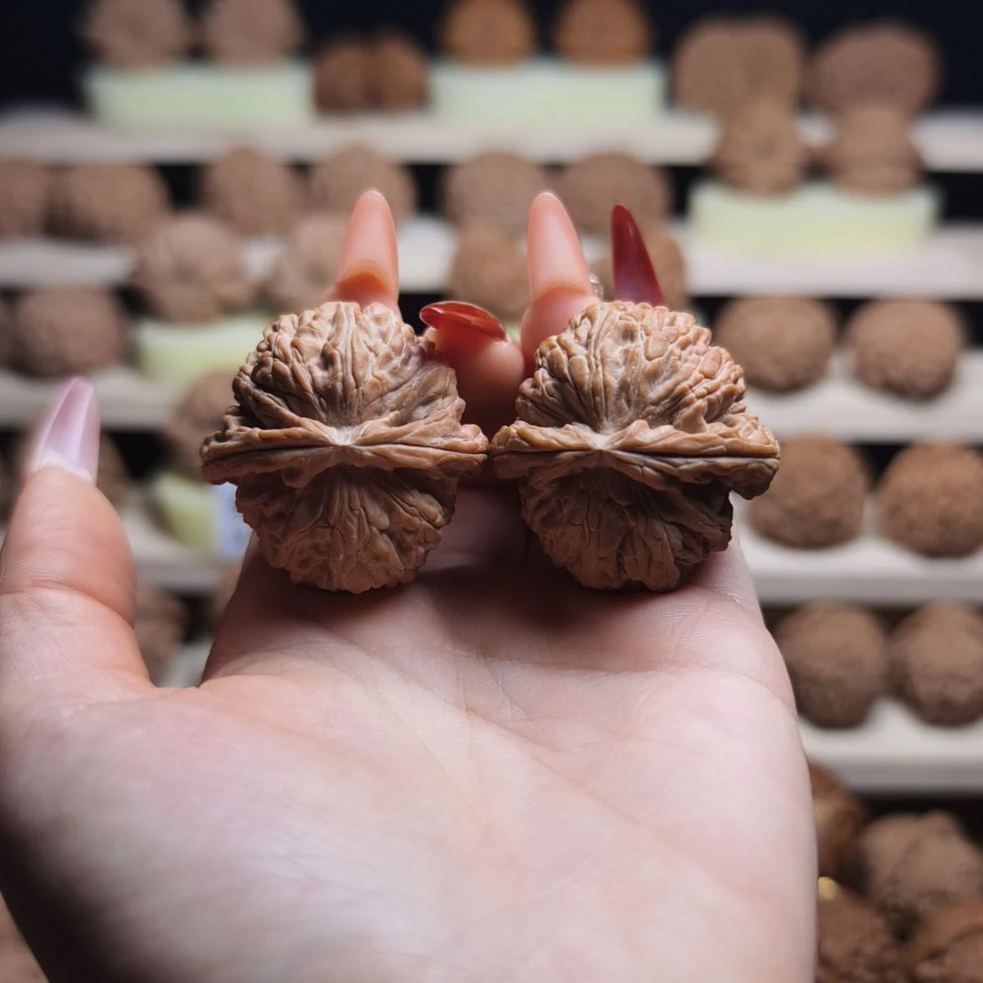 吊坠文玩核桃40 白狮子