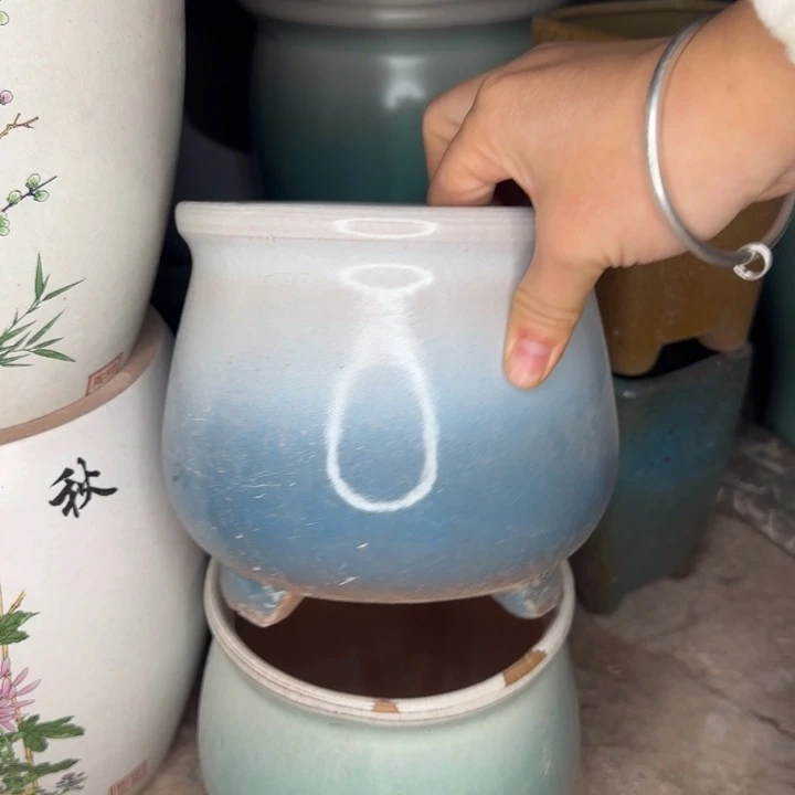 瑕疵花盆处理啦口14高15