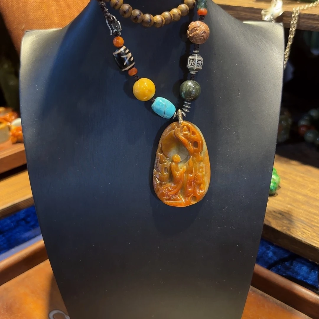 翡翠颈饰未镶嵌原创