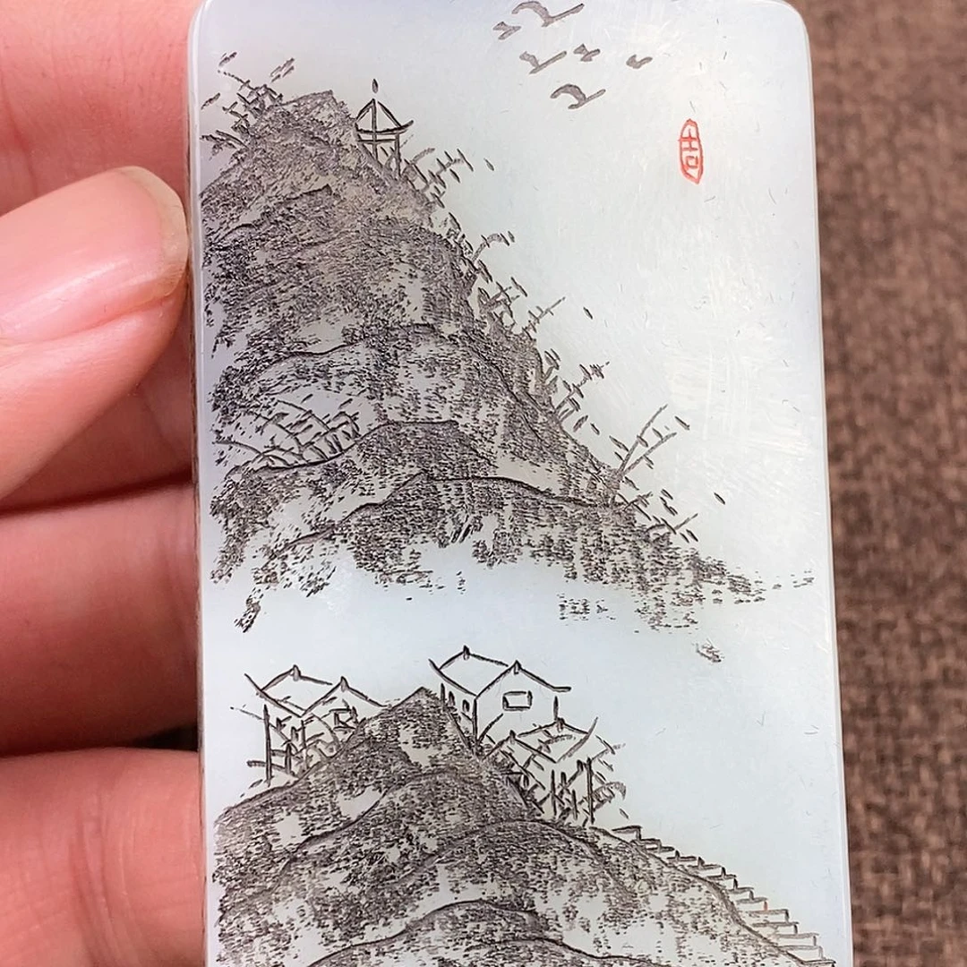 和田玉挂件未镶嵌