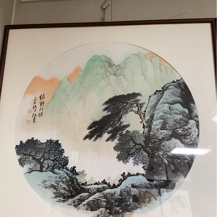 【闪购商品】国画手绘国画带框72.72