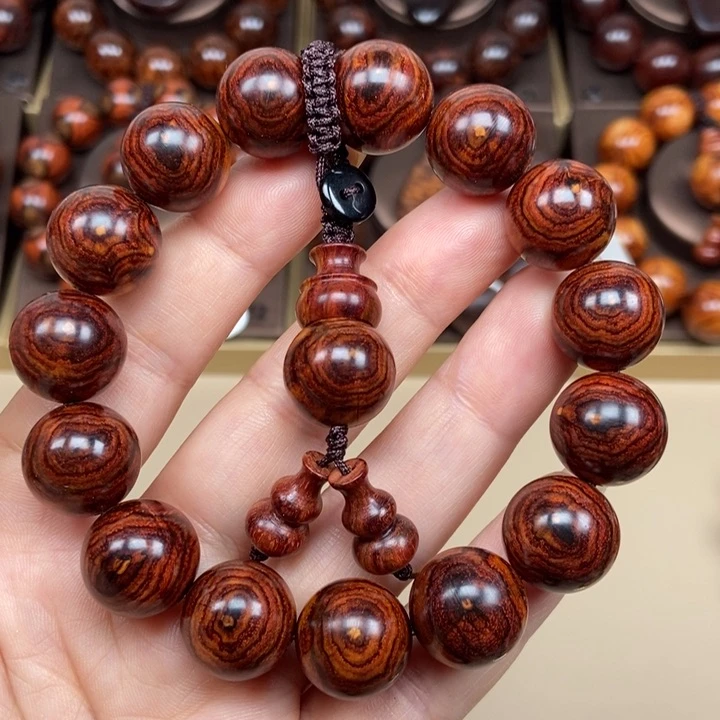 手串/手链黄花梨/降香黄檀海黄1.5双面天眼