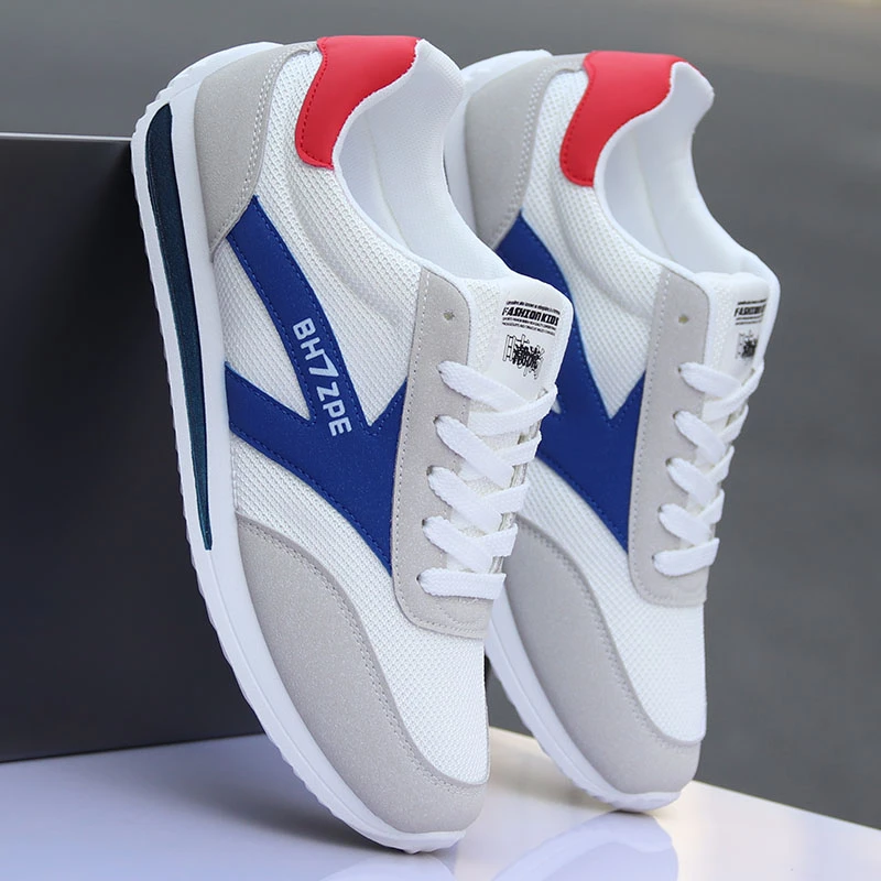 男鞋新款夏季韩版潮流运动鞋防臭网面休闲板鞋男学生轻便跑步潮鞋