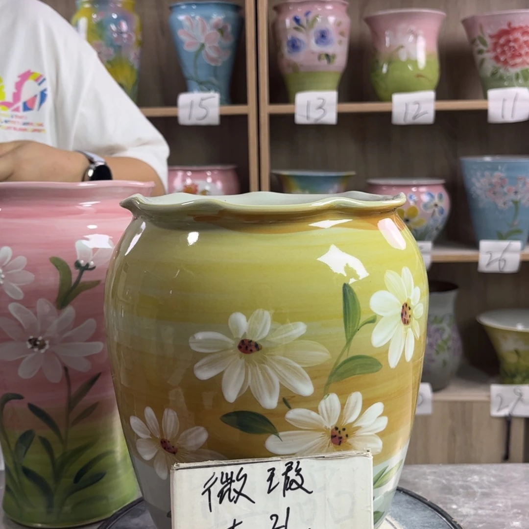 景德镇陶瓷花盆花盆