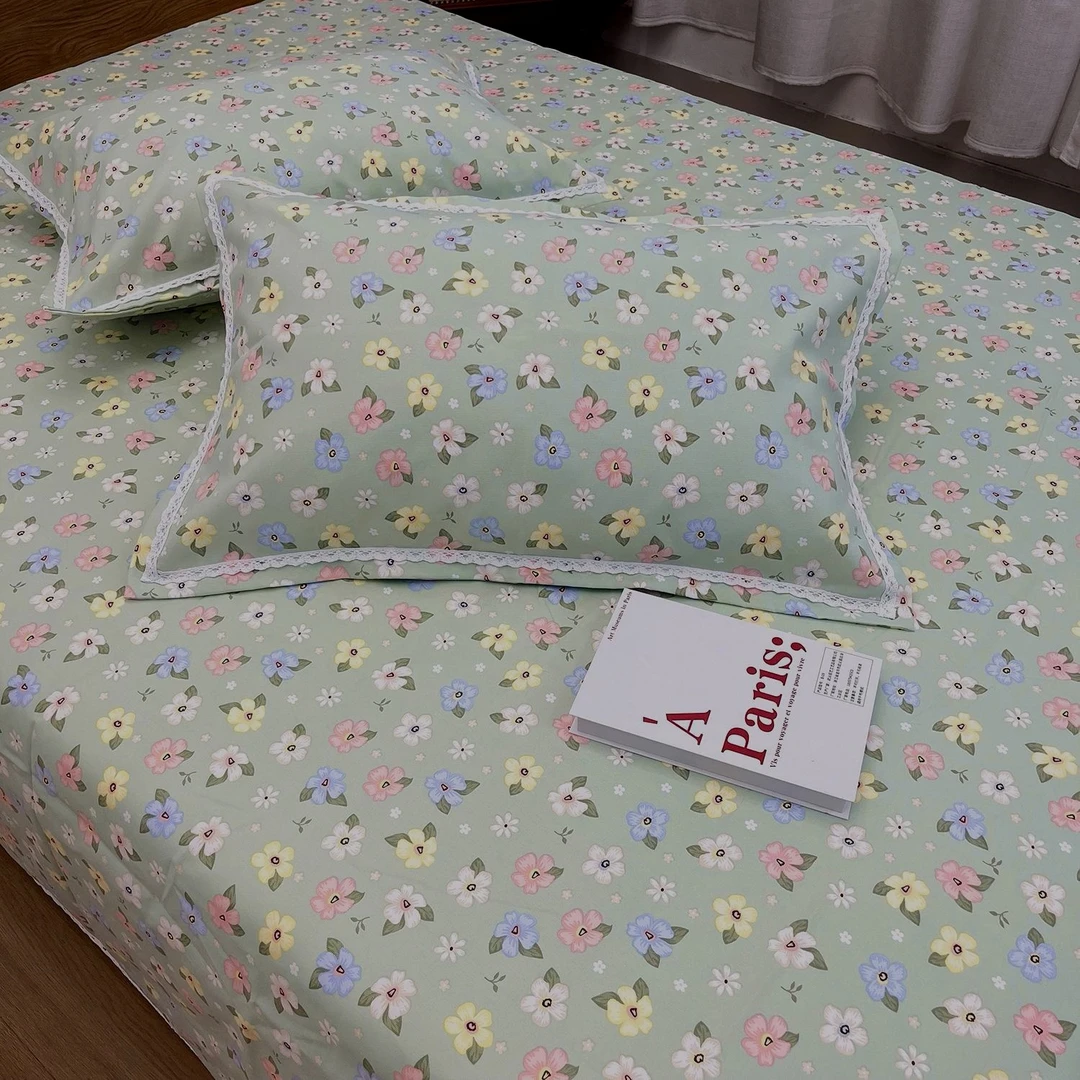 （粗布枕套）多花色枕套74*48