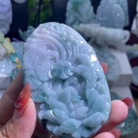 【闪购商品】颈饰未镶嵌翡翠喜上