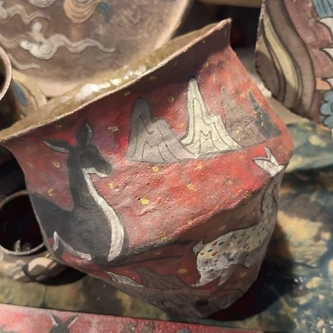 W***姐手工制作各种精美陶瓷