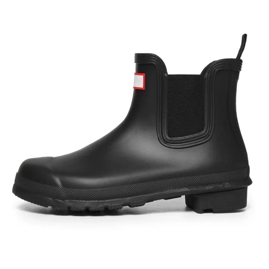 户外露营雨靴切尔西短靴防水防滑橡胶水雨鞋
