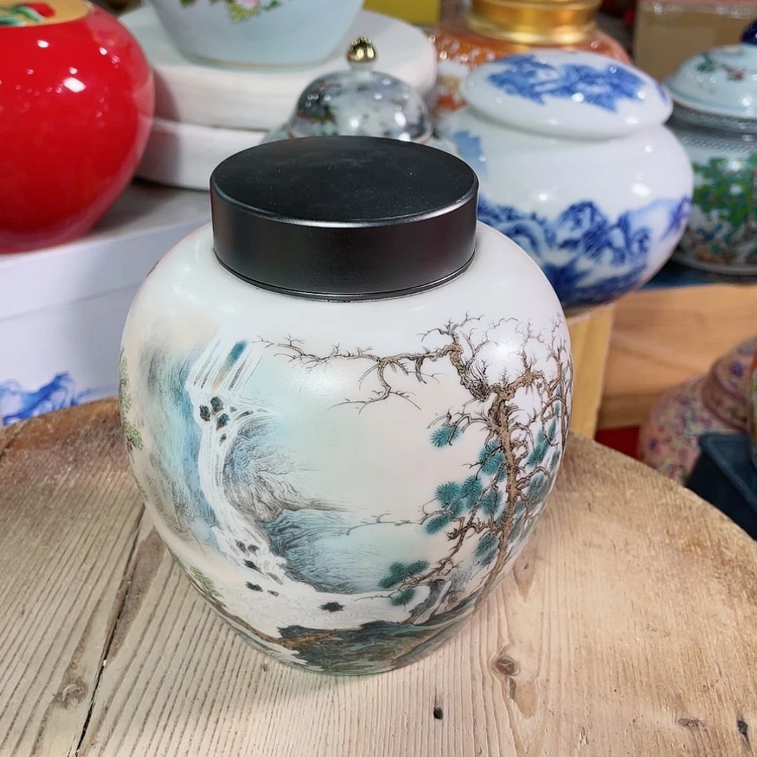 【闪购商品】罐陶瓷茶叶罐密封罐