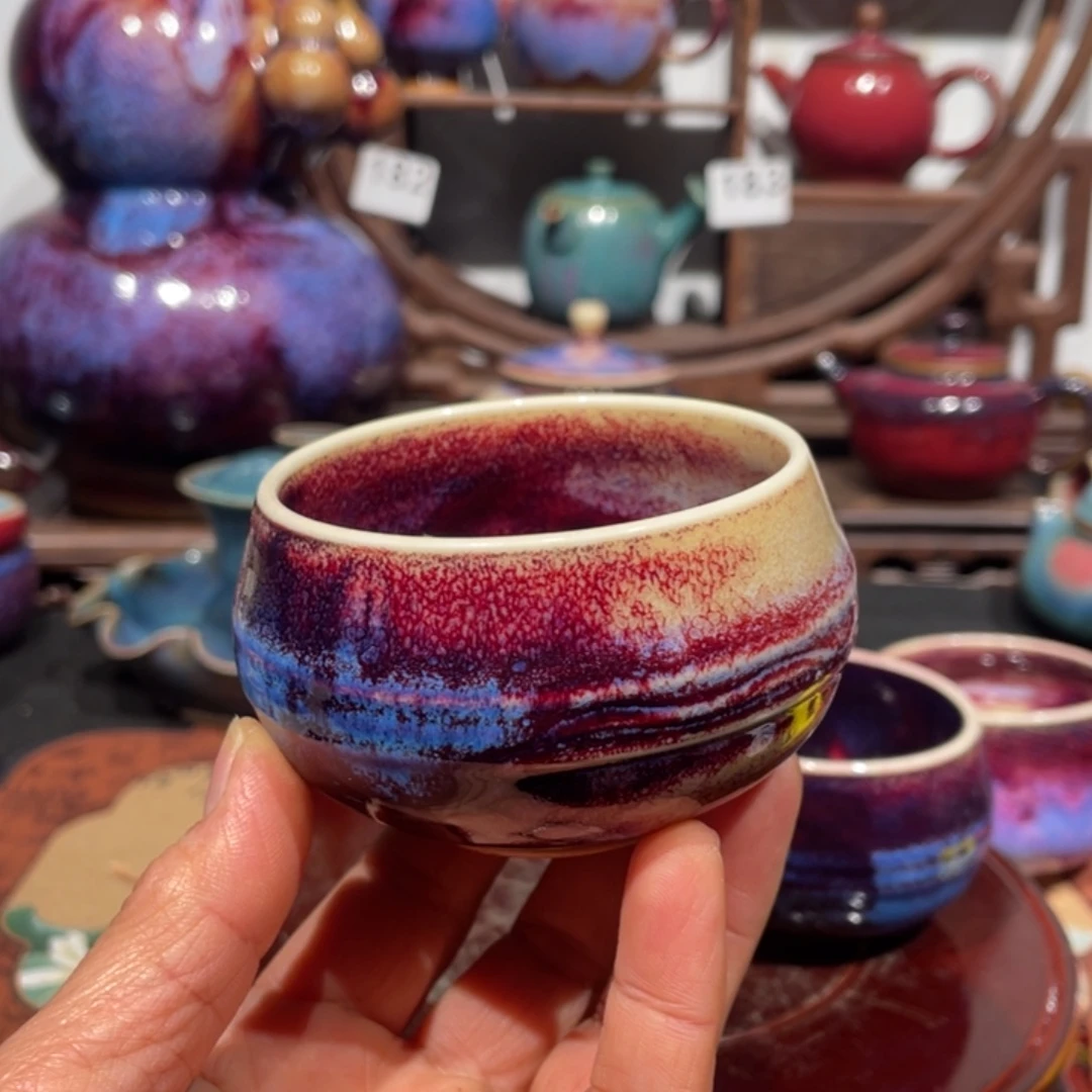 涟***漪中国神后钧瓷茶器