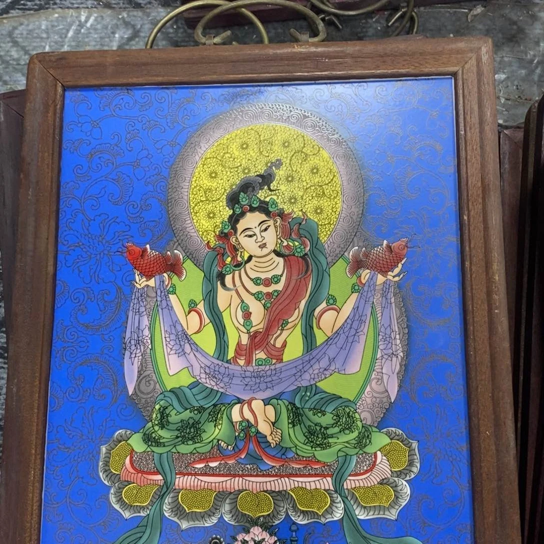 瓷片37*28厘米景德镇瓷板画柴窑烧制