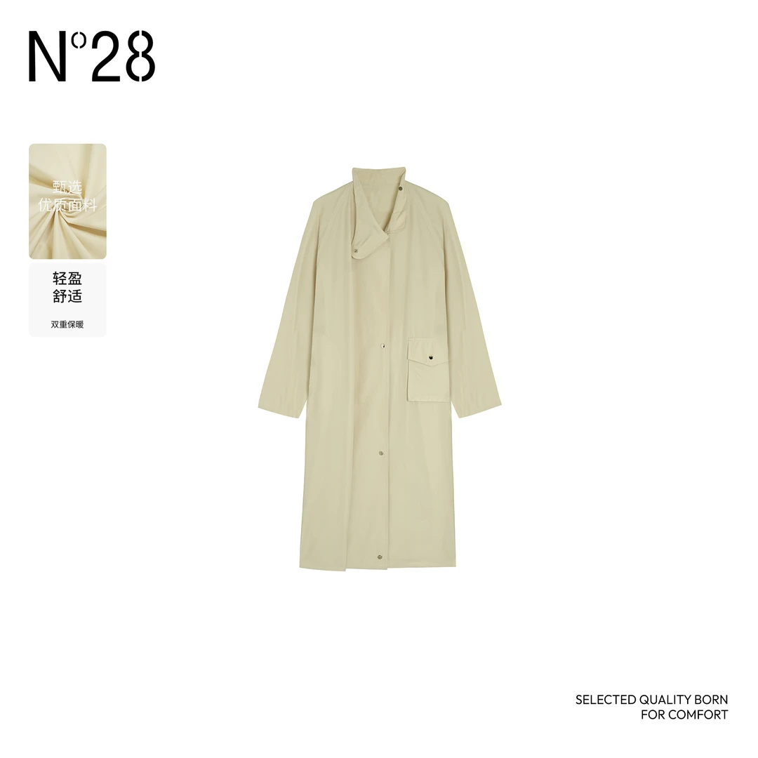 【小小莎】‘气质女人’N°28时尚风衣2025春季新款复古显瘦休闲设计师