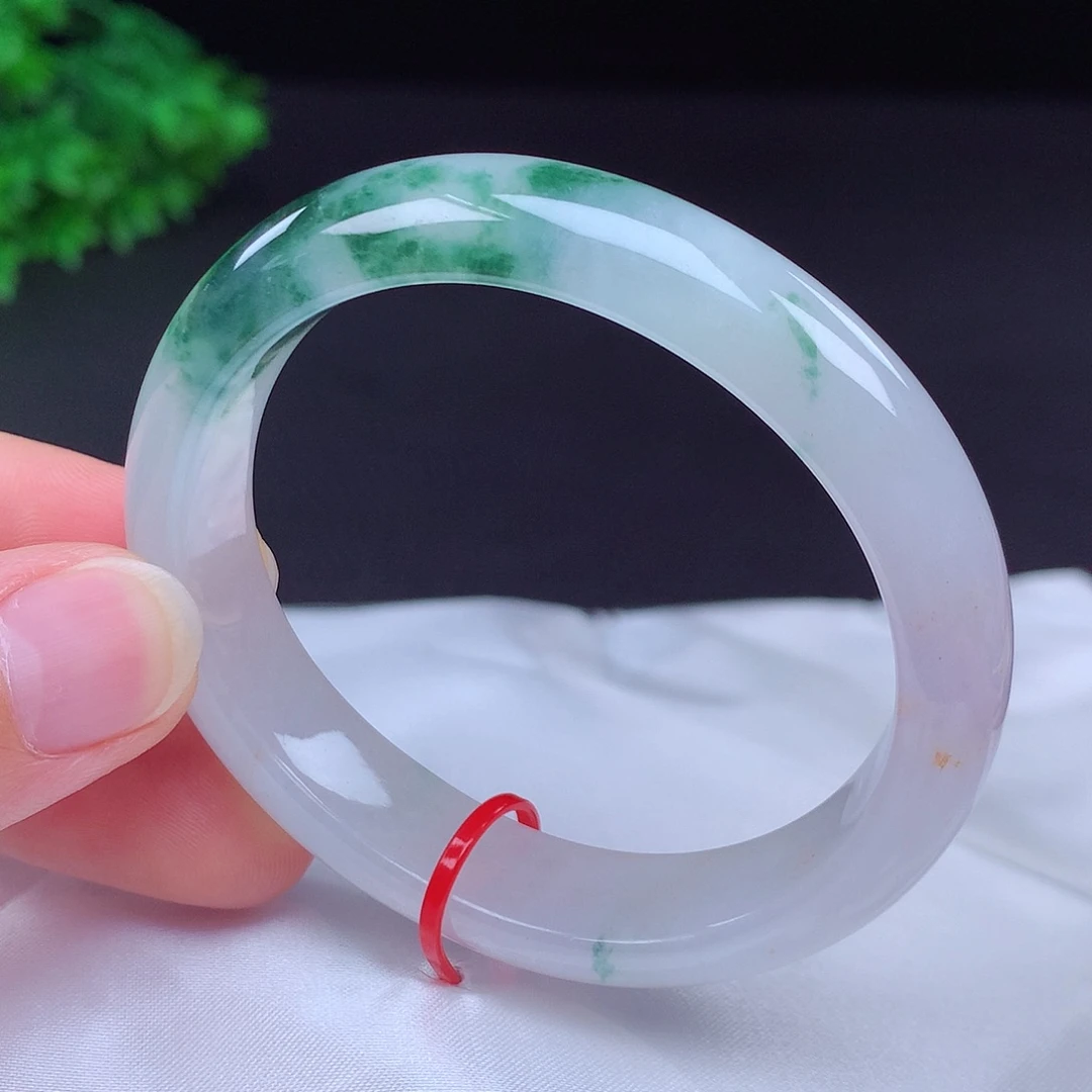 翡翠未镶嵌手镯52贵妃431119