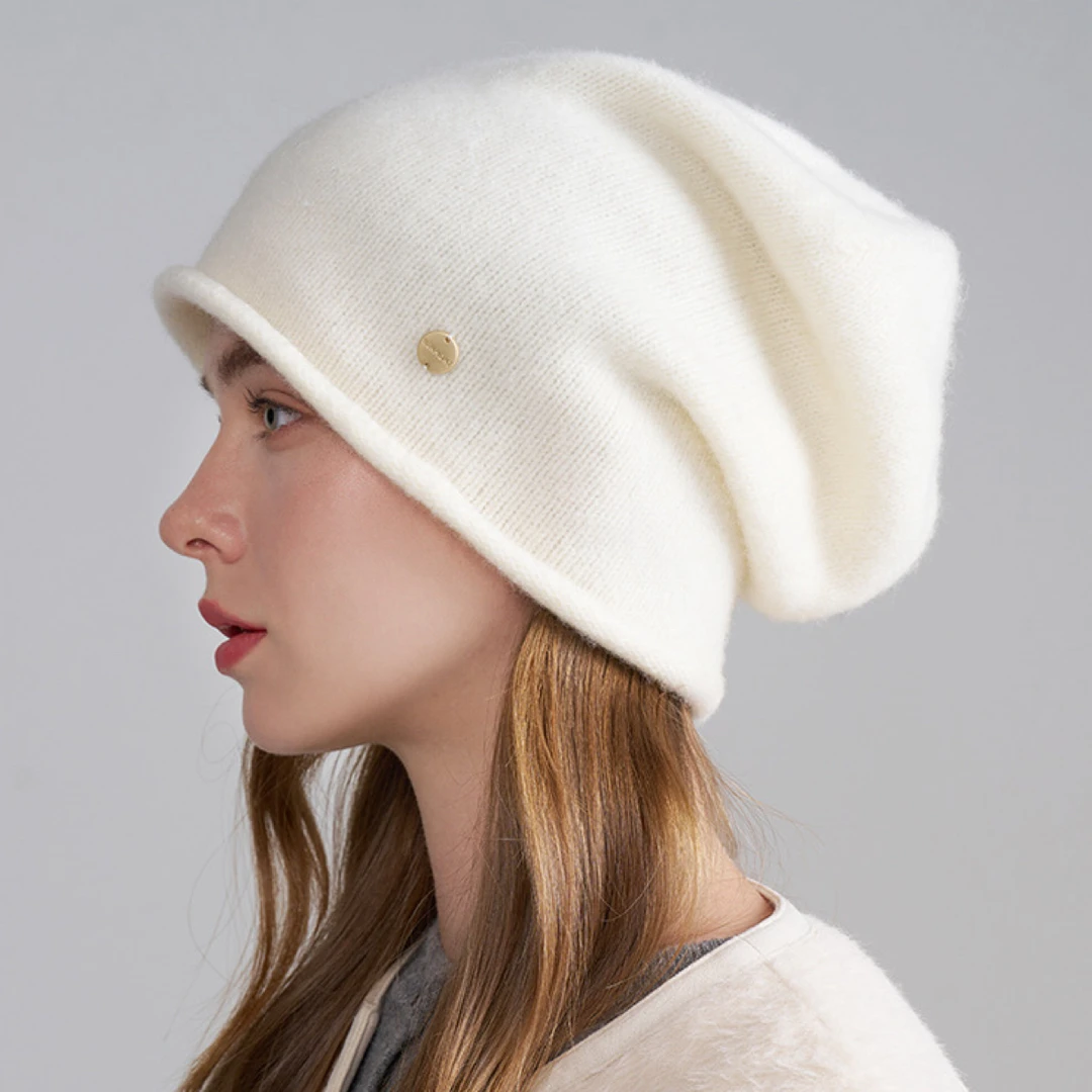 卡蒙 时尚圆顶堆堆帽冷帽针织帽秋冬包头帽帽子加厚防风男女同款