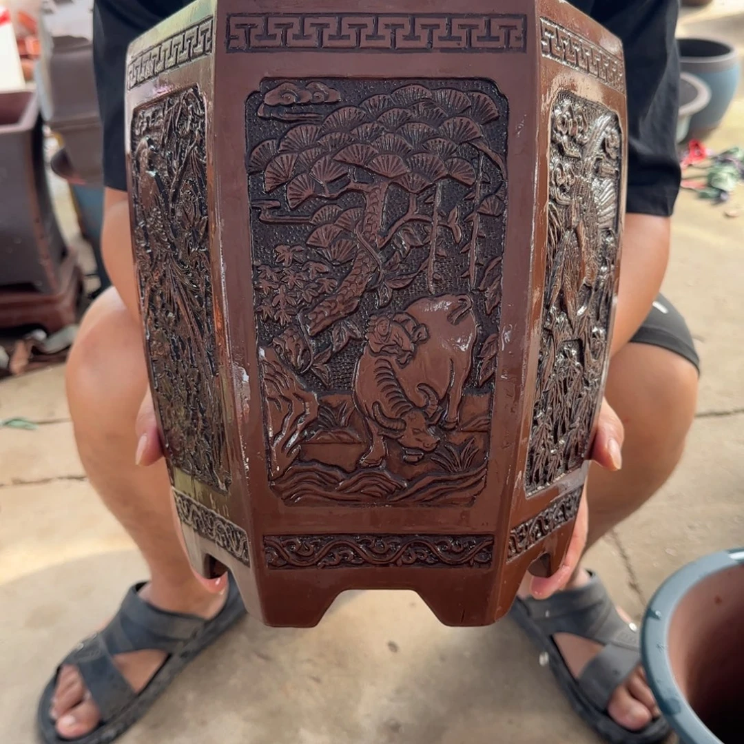 花盆紫砂口径20.25口径