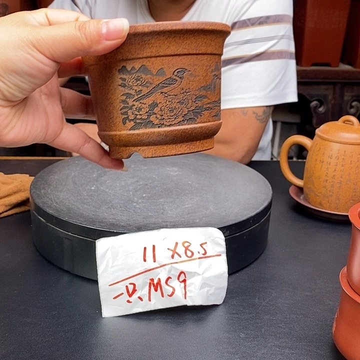 MS9 紫砂花盆货号一只
