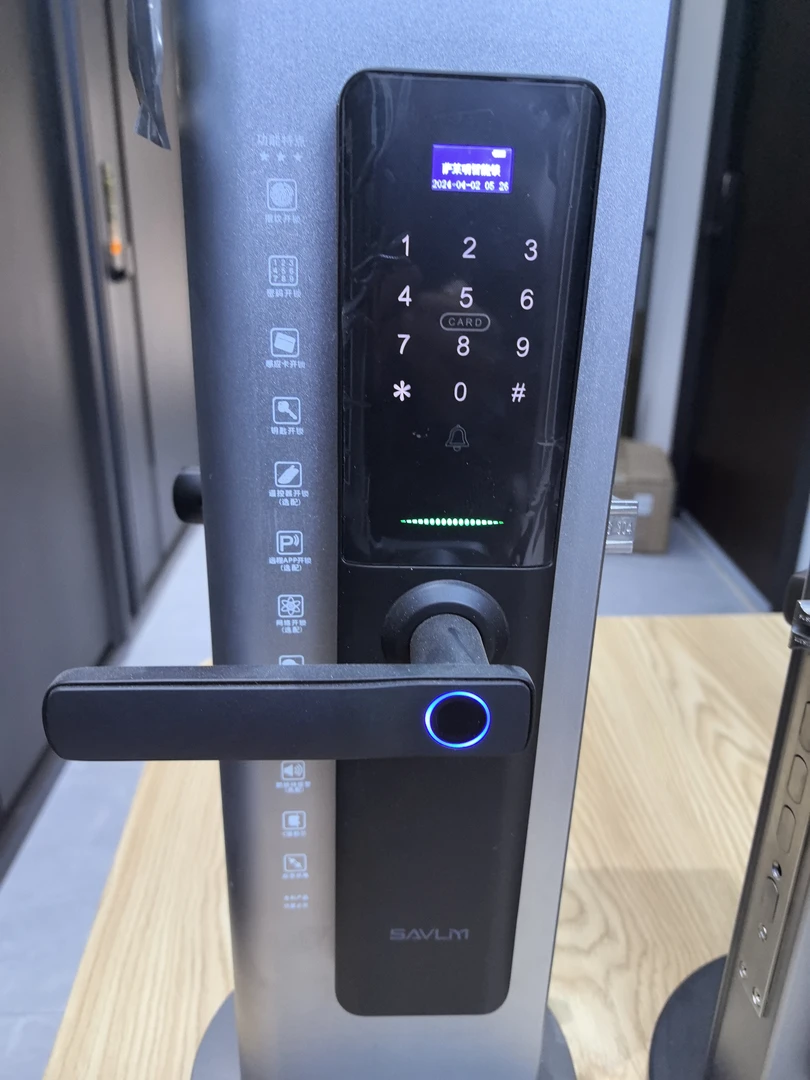 智能指纹锁家用密码锁远程开锁适用门锁