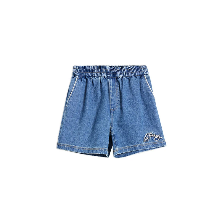 Ed Hardy/埃德哈迪洋气百搭千金清冷感贵系牛仔短裤E1QBW343