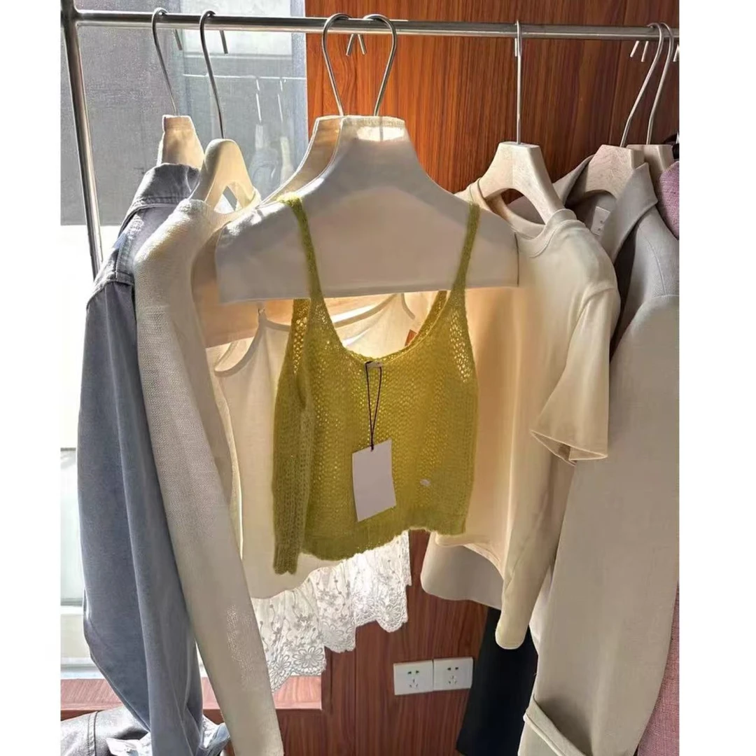 韩系甜美温柔叠穿针织吊带31388